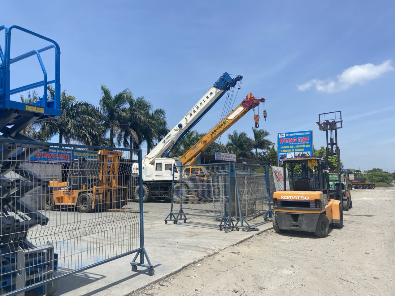 Dịch vụ cho thuê xe nâng hàng, người tại Hải Phòng – Hùng Cường Move